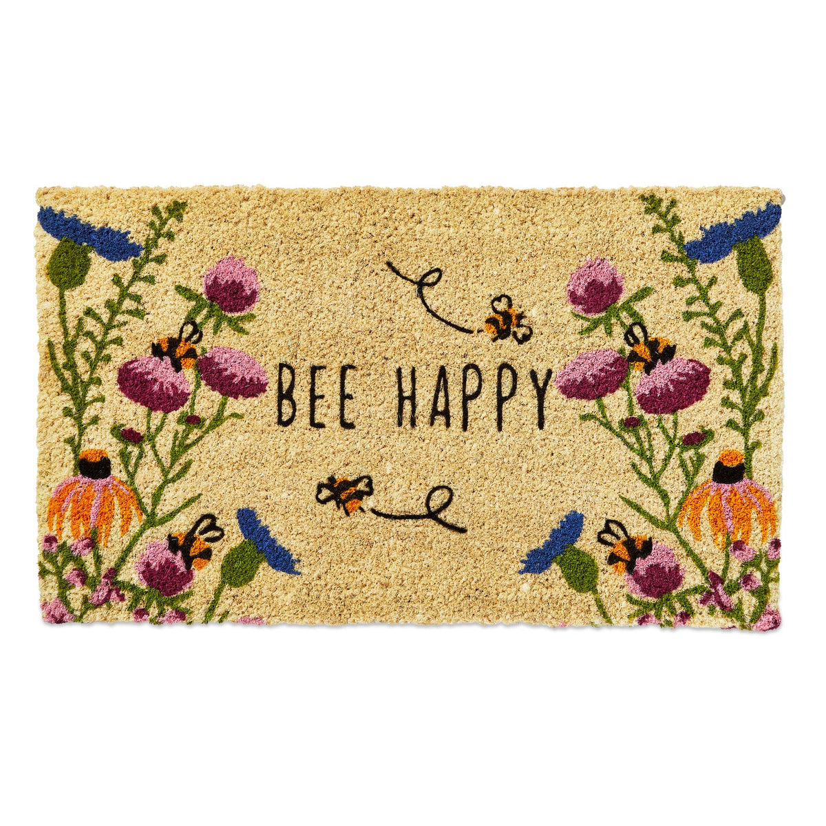 bees seeds wildflower mat Bee Happy Wildflower Coir Mat – tag