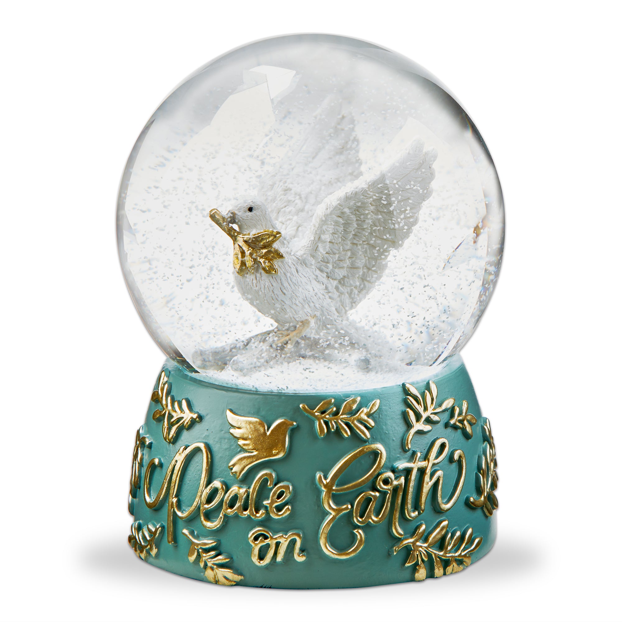 Peace On Earth Snow Globe – tag