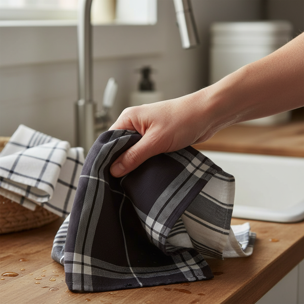 Homewell Cotton Kitchen Towel, 8 Pcs, Assorted