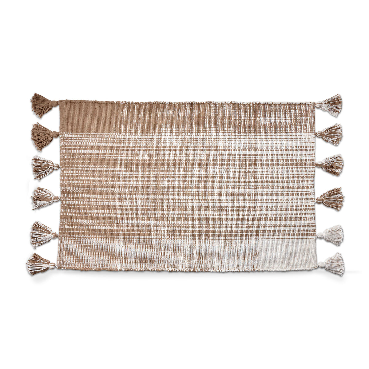Tassel Plaid Rug – tag