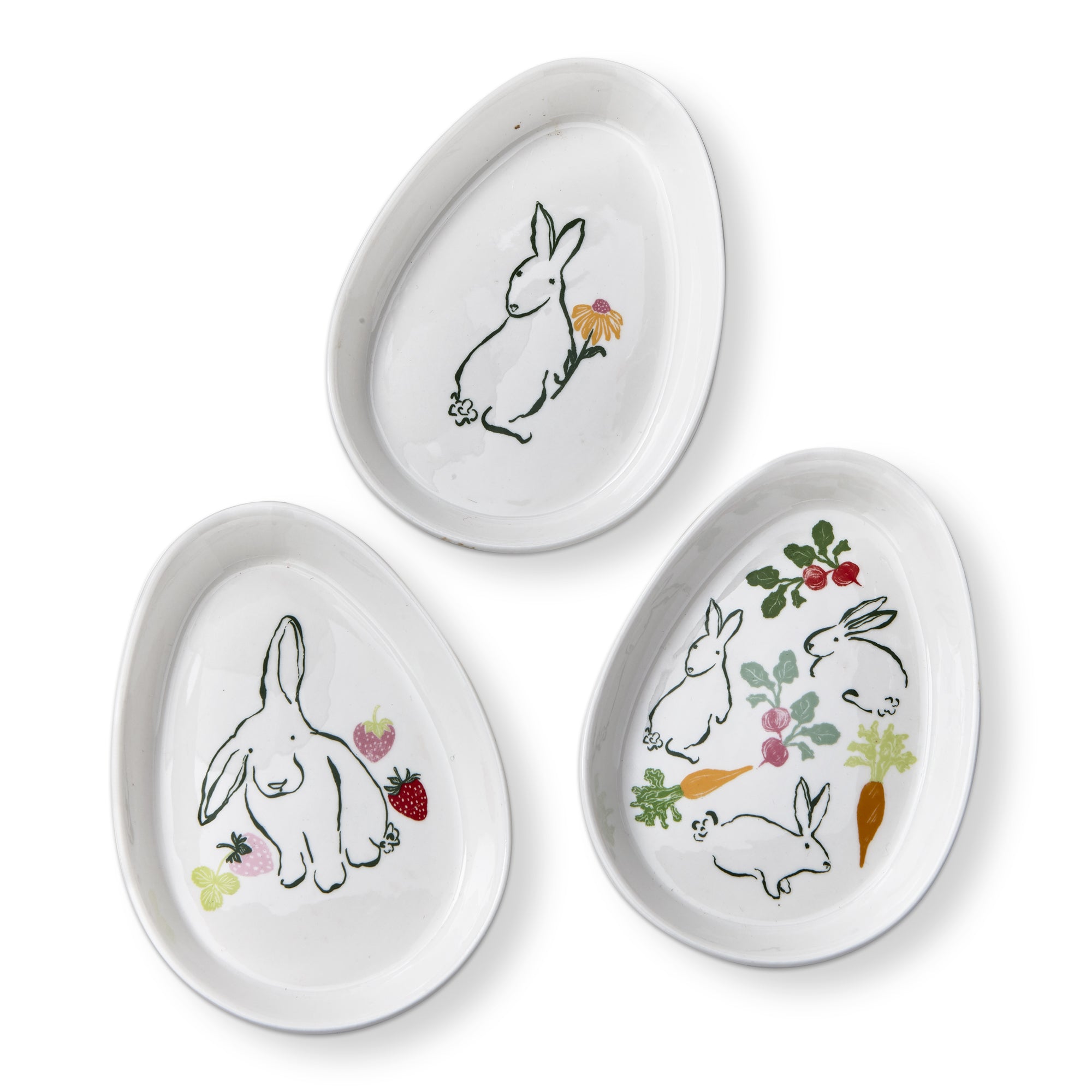 Easter Egg Plate Assortment Of 3 – tag