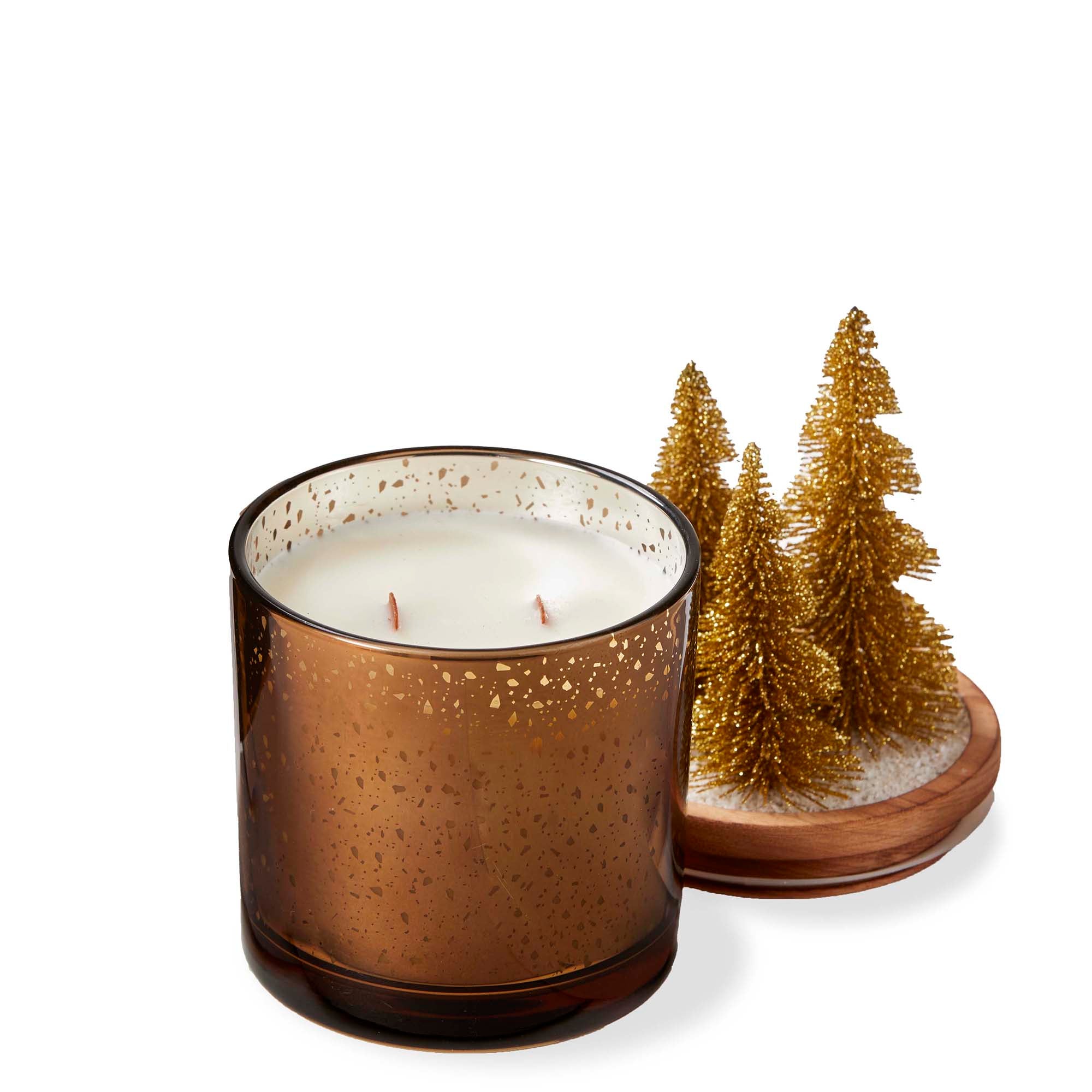 Snowcap Bottle Brush Candle – tag