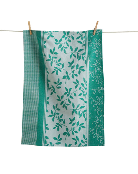 TRAUM.linokekena◆リネン100%(両面)toteーFlower☆ Jacqura Liana Jacquard Tea Towel – tag