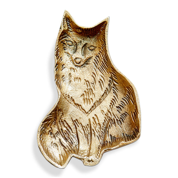 Fox Cast Aluminum Trinket Dish – tag
