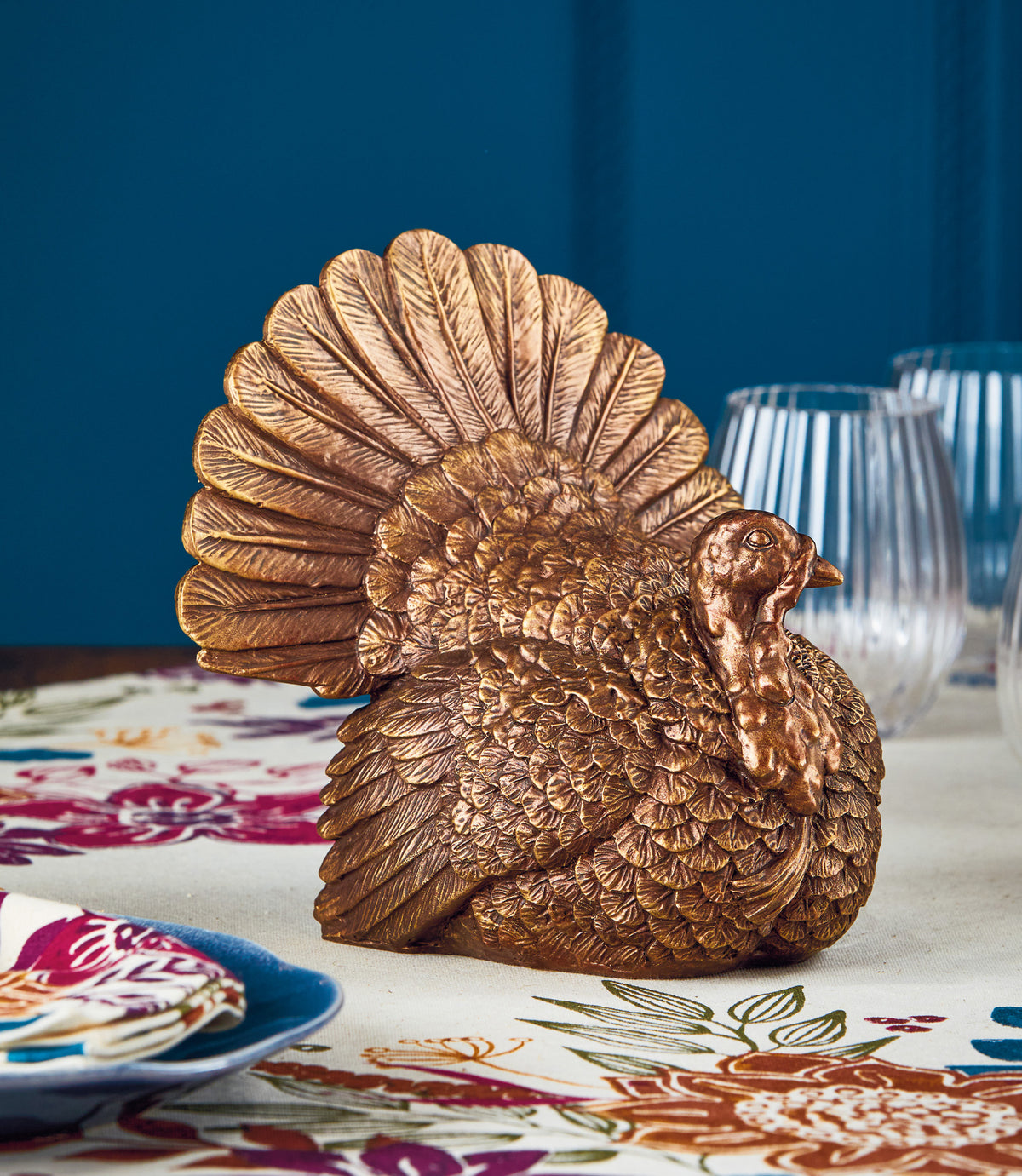 Turkey Painted Shell Hand Painted Turkey Decor – tag