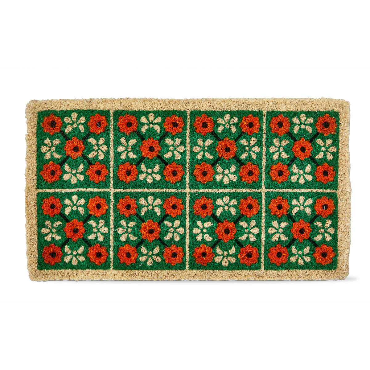 Mat Tag Floral Tiles Coir Mat – tag