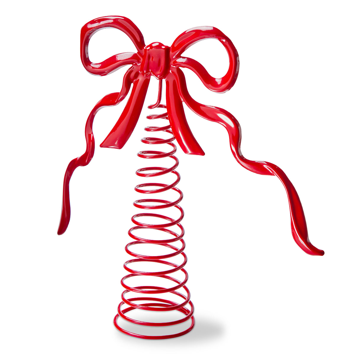 Metal Bow Tree Topper – tag
