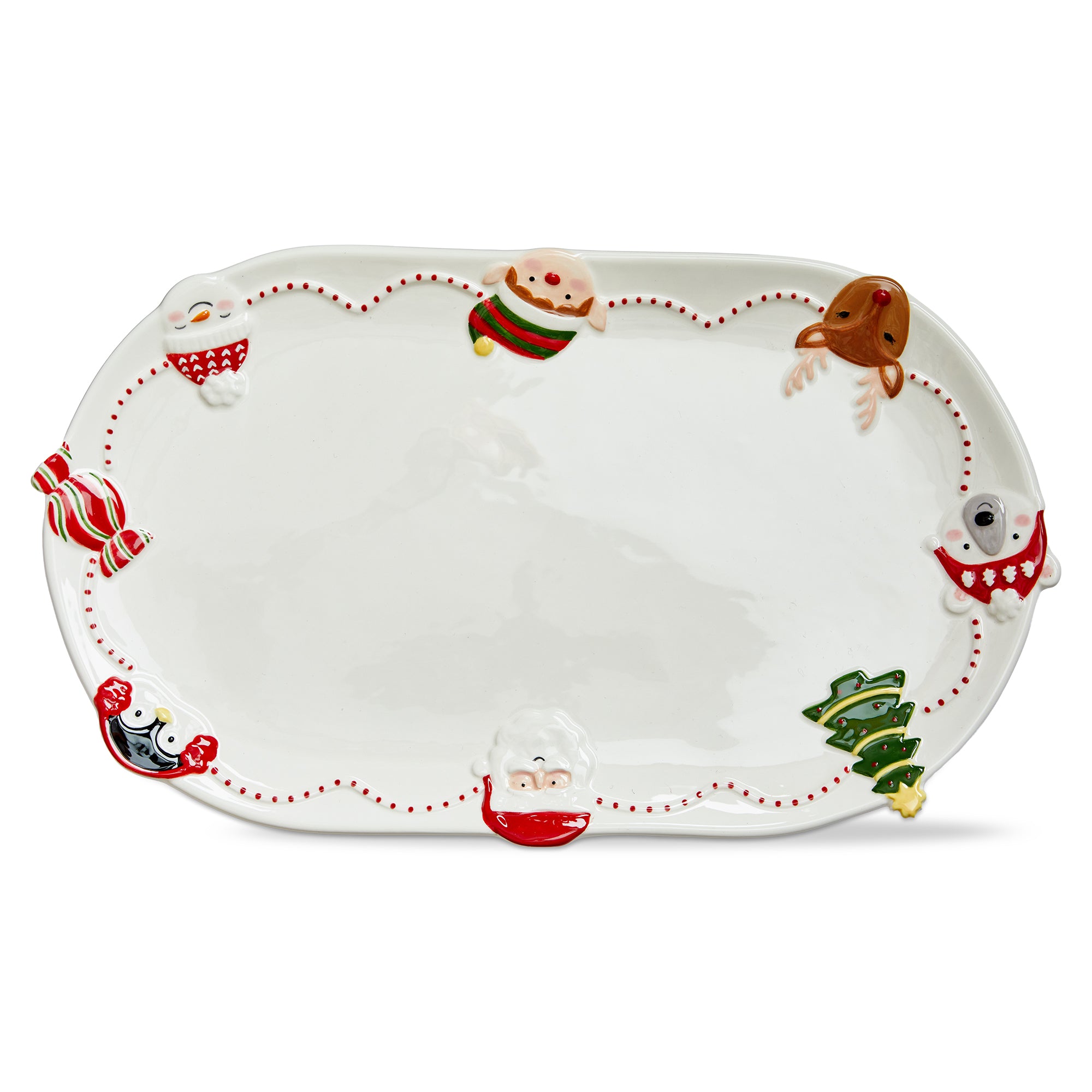 【L様ご確認】アンリ人形 ANRI 10㎝　　　【Holiday Cheer】 Holiday Cheer Oval Platter – tag