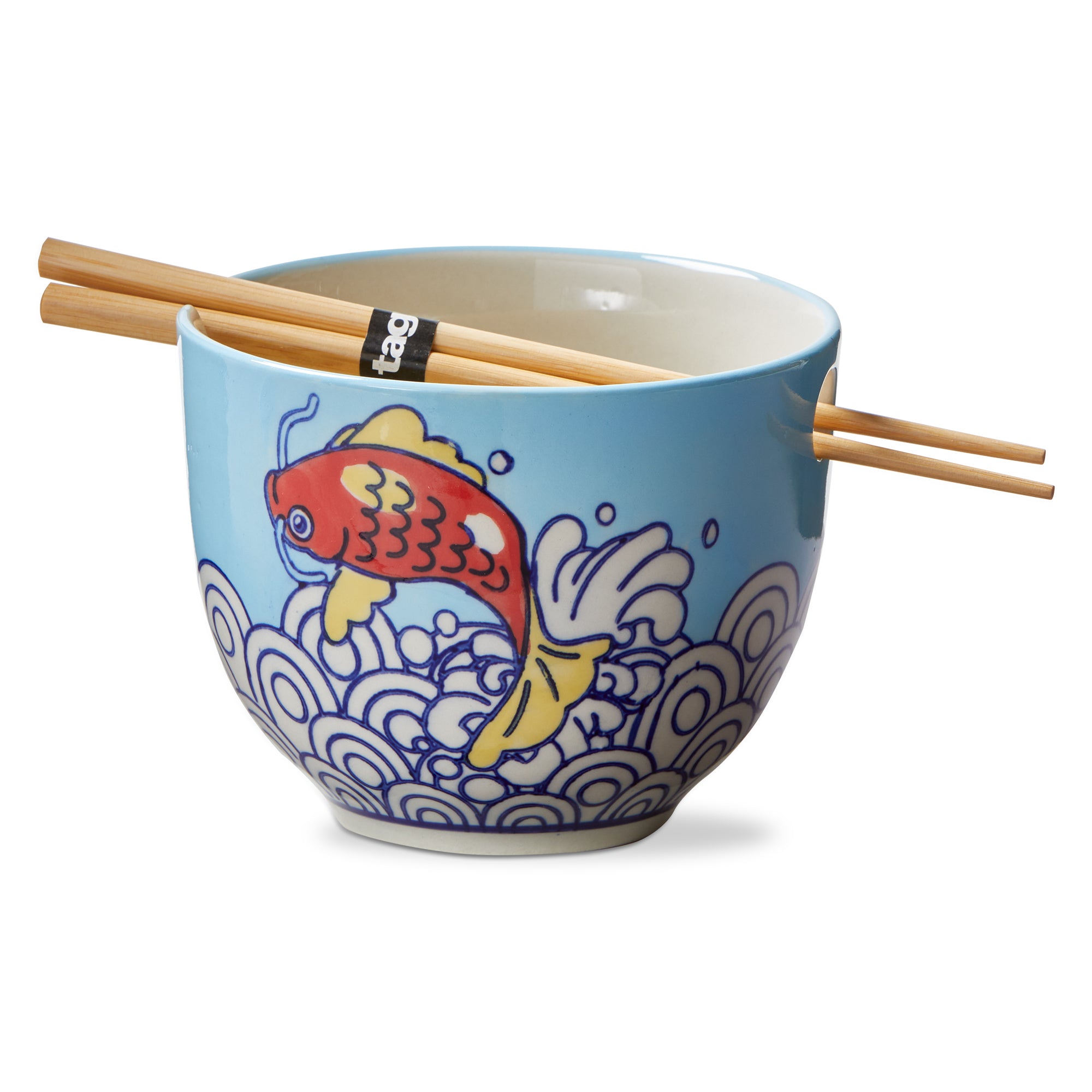 Koi Fish Noodle Bowl Set Of 2 – tag