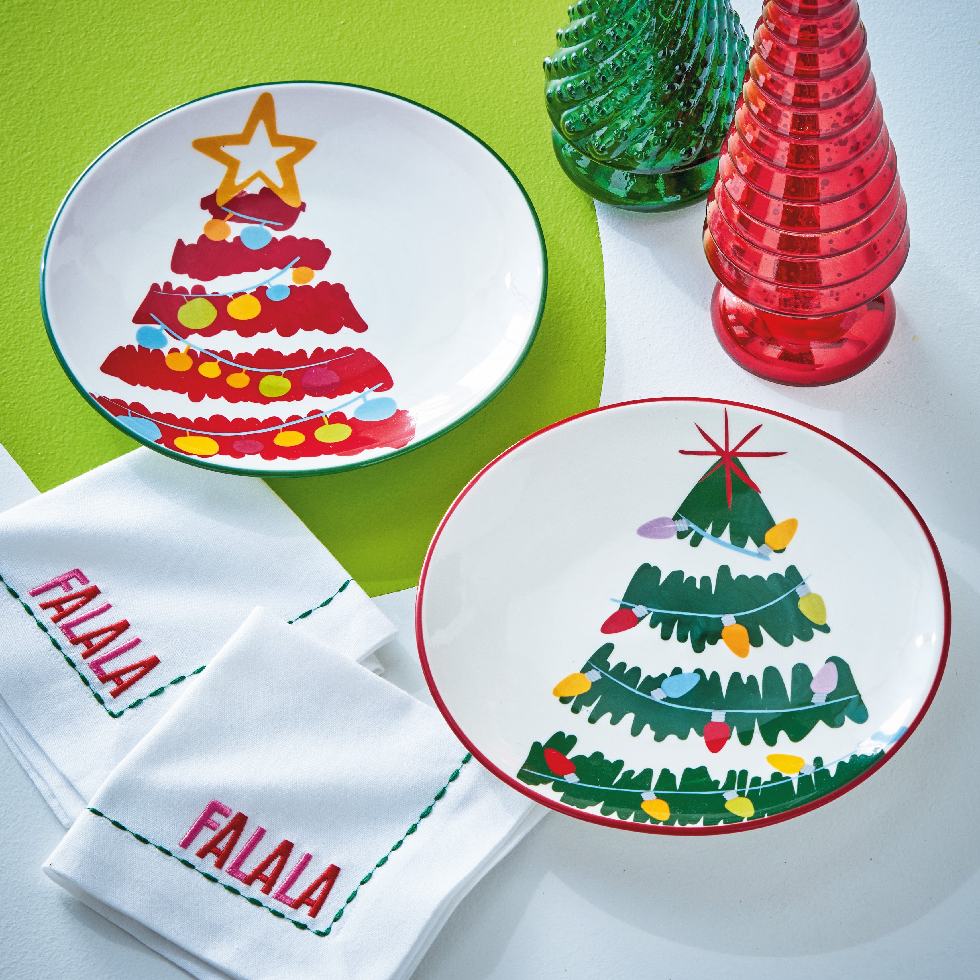 Groovy Trees Appetizer Plate Assortment Of 2 – tag
