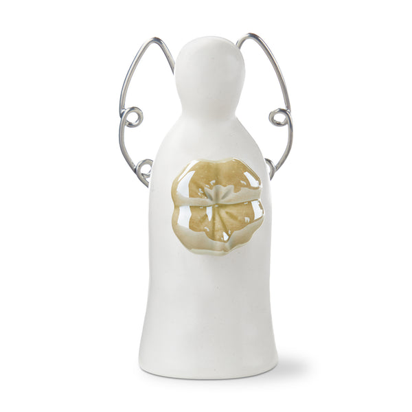Angel With Four Leaf Clover – tag