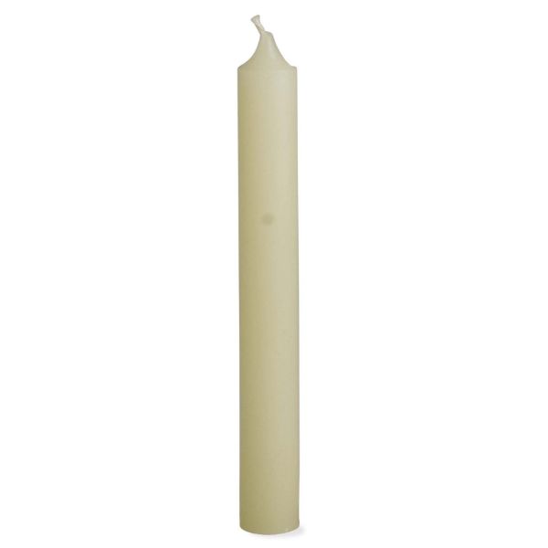 Picture of 8 inch straight candles - ivory