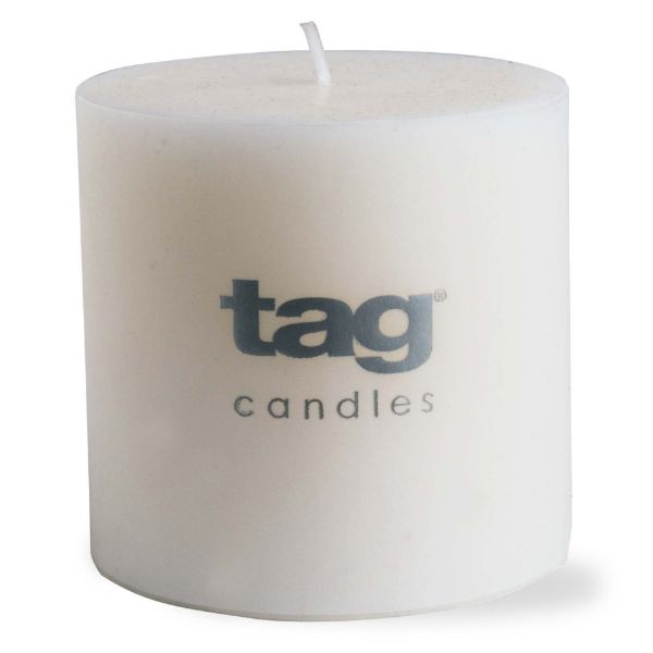 Picture of chapel pillar candle 3x3 - white