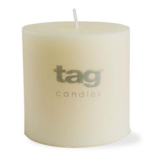 Picture of chapel pillar candle 3x3 - ivory