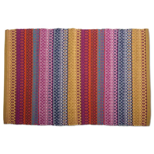 Picture of artisan handwoven rug - multi