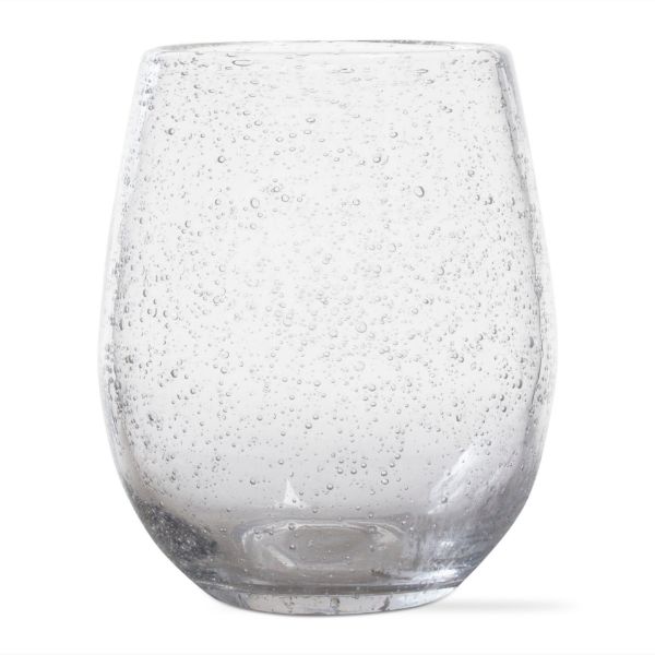 Picture of bubble glass stemless wine - clear