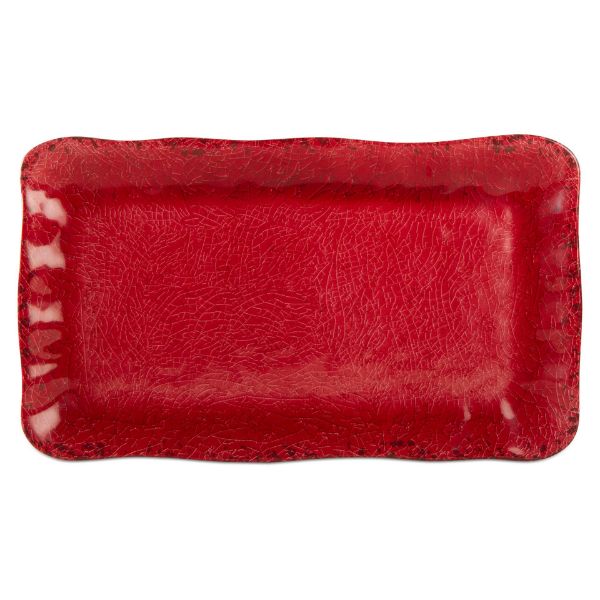 Picture of veranda melamine platter - red