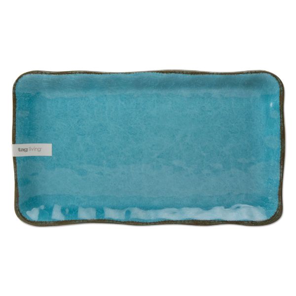 Picture of veranda melamine platter - ocean blue