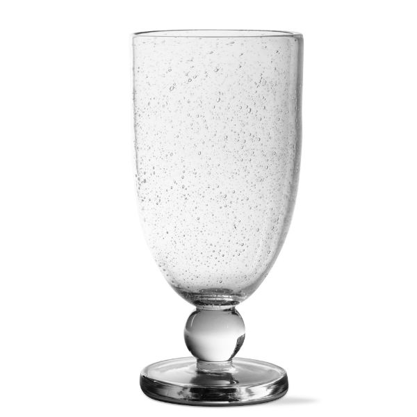 Picture of bubble glass tall goblet - clear