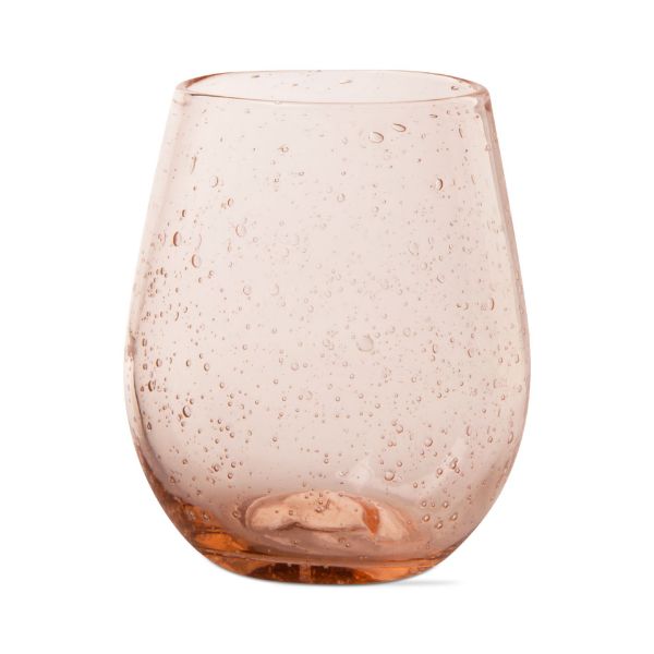 Picture of bubble glass stemless wine - blush
