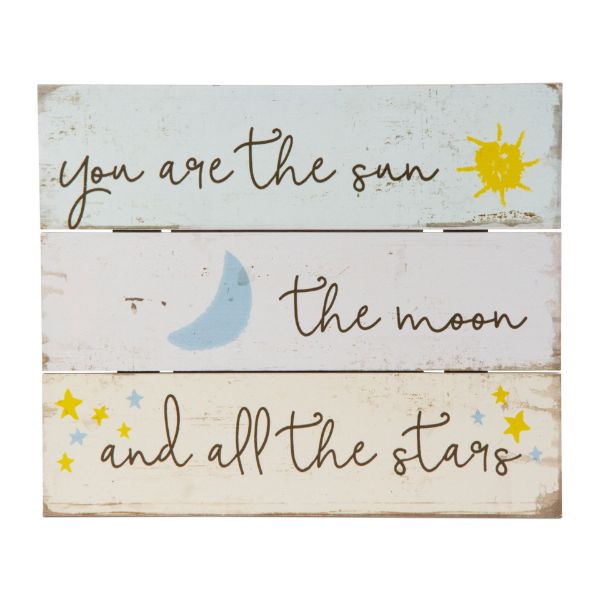 Picture of you are the sun the moon and all the stars wall art - multi