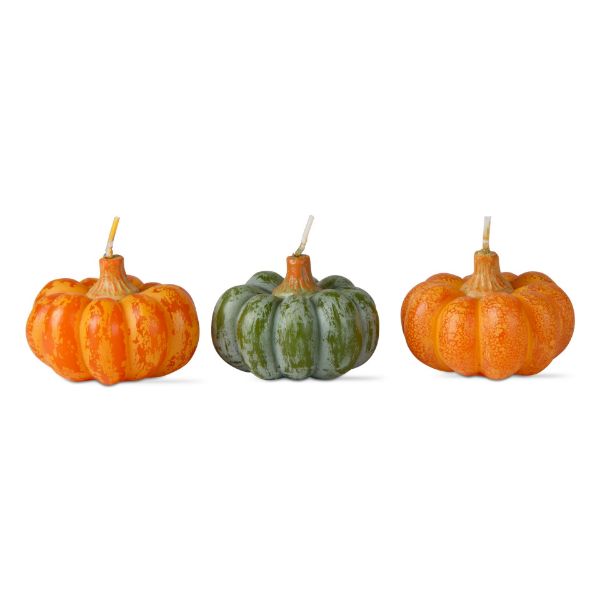 Picture of heirloom pumpkin set of 3 - orange