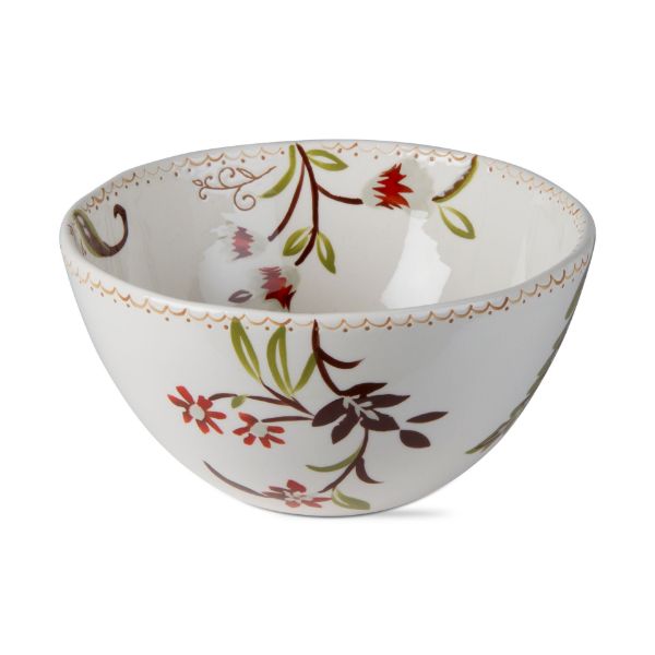 Picture of autumn bloom serving bowl - harvest, multi
