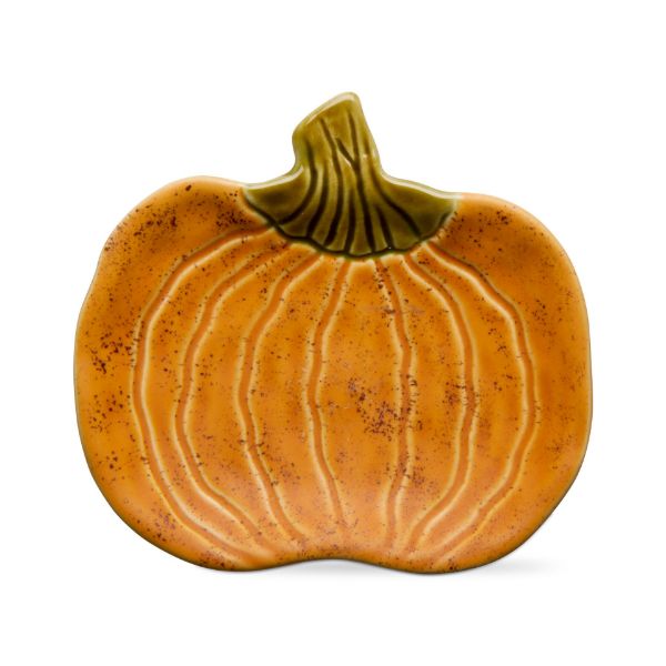 Picture of rustic pumpkin small plate - pumpkin