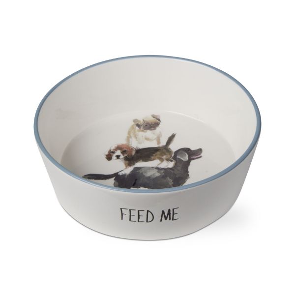 Picture of feed me large dog bowl - multi