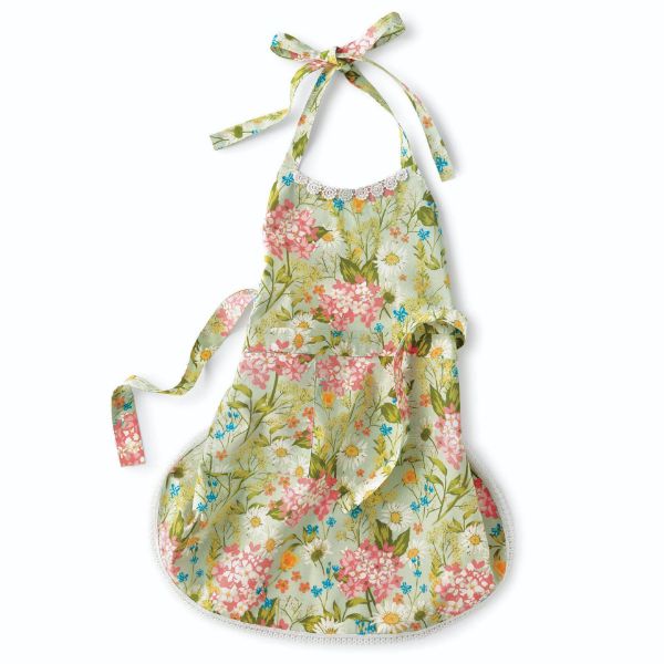 Picture of daisy floral apron - multi