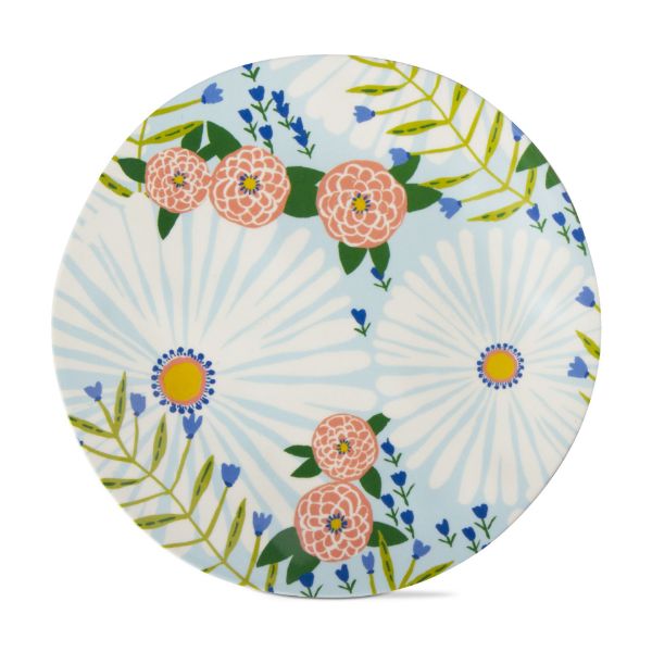 Picture of dreamy daisy melamine salad plate set of 4 - multi