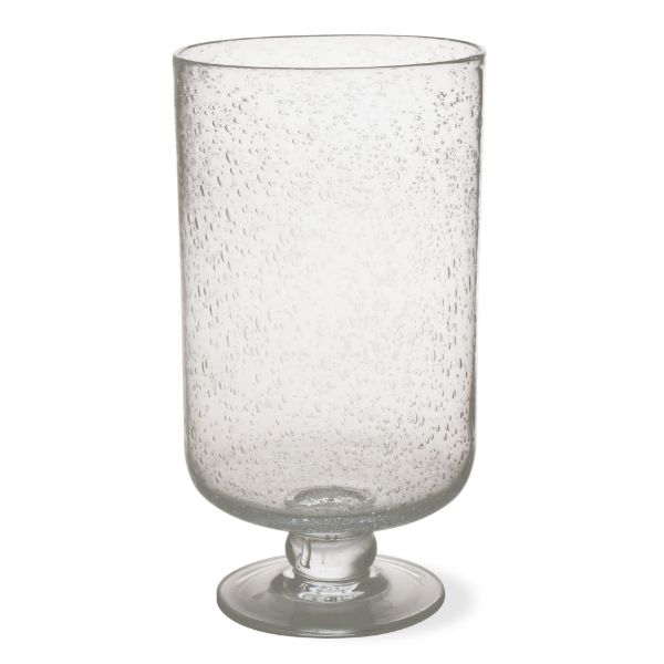 Picture of large bubble glass hurricane - clear