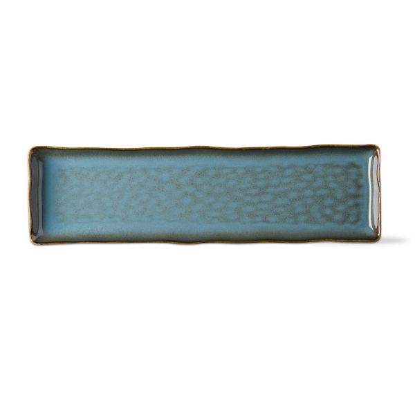 Picture of soho reactive glaze snack platter - turquoise