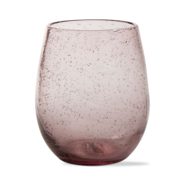 Picture of bubble glass stemless wine - raspberry