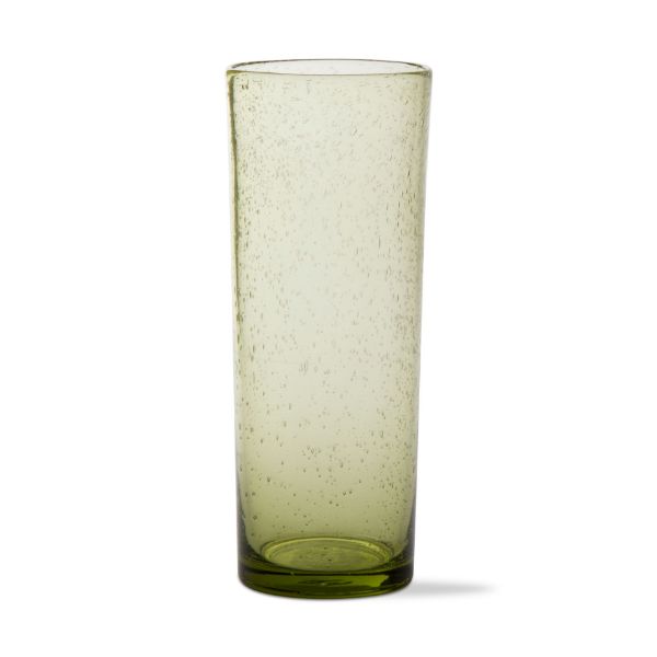 Picture of bubble glass tall bloody mary glass - foliage