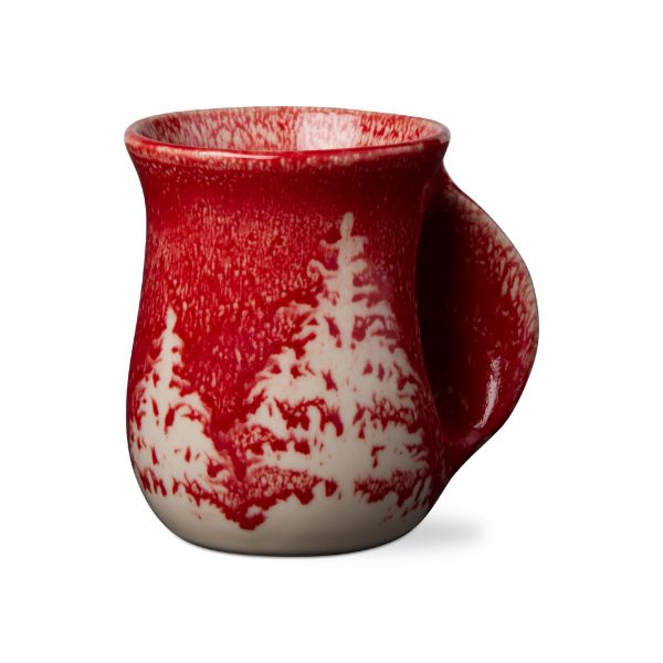 Picture of forest hand warmer mug - red