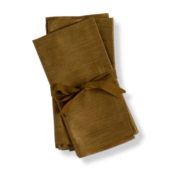 Picture of dupioni napkin set of 4 - copper