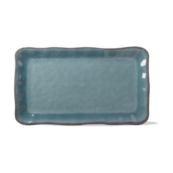 Picture of veranda melamine rectangular platter - Aqua