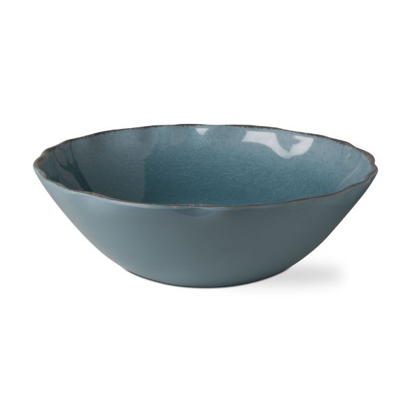 Picture of veranda melamine serving bowl - Aqua