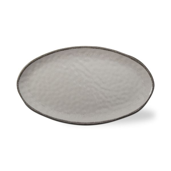 Picture of veranda melamine oval platter - Ivory
