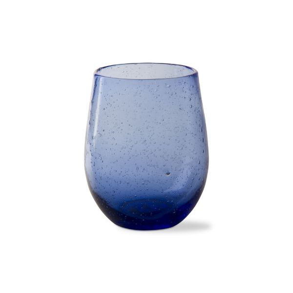 Picture of bubble glass stemless wine - navy
