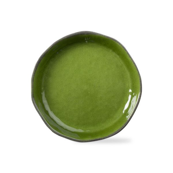 Picture of veranda large shallow melamine bowl - Green