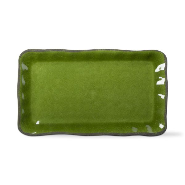 Picture of veranda melamine rectangular platter - Green