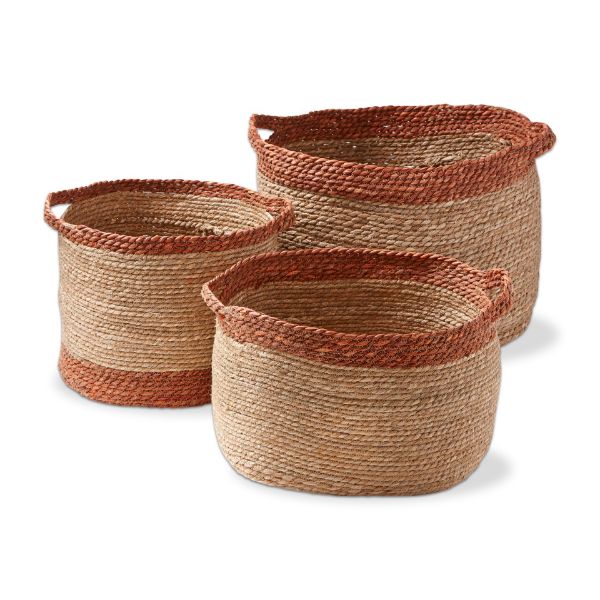Picture of aubrey stripe basket set of 3 - multi