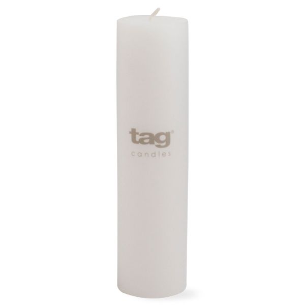 Picture of chapel pillar candle 2x8 - white