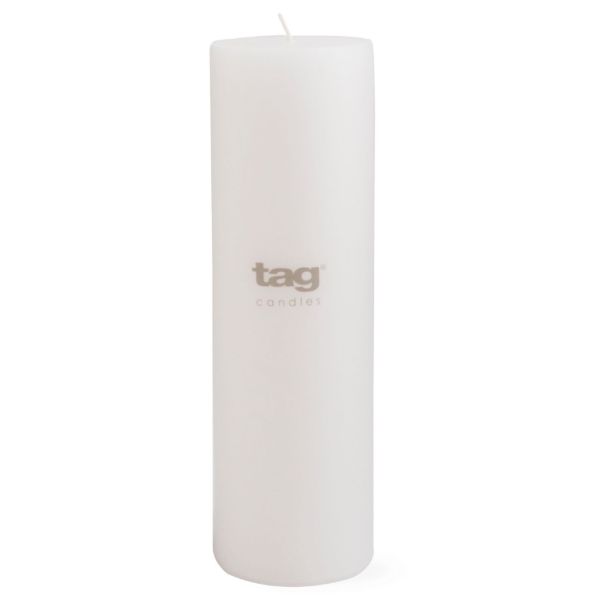 Picture of chapel pillar candle 3x10 - white