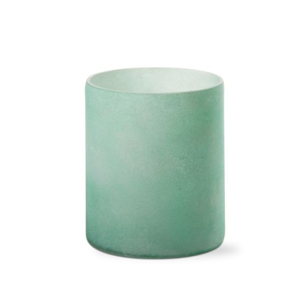 Picture of surf frosted tealight holder - Green
