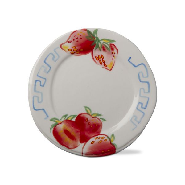Picture of dolce vita strwberry appetizer plate - Red