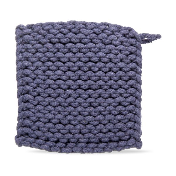 Picture of crochet trivet - midnight blue