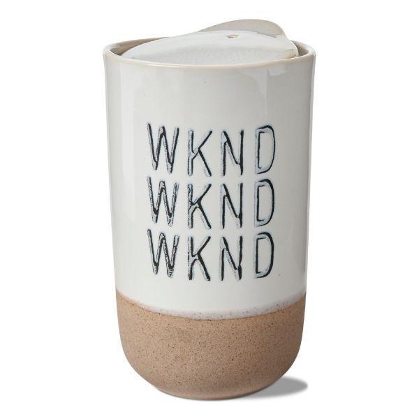 Picture of weekend travel mug - white, multi